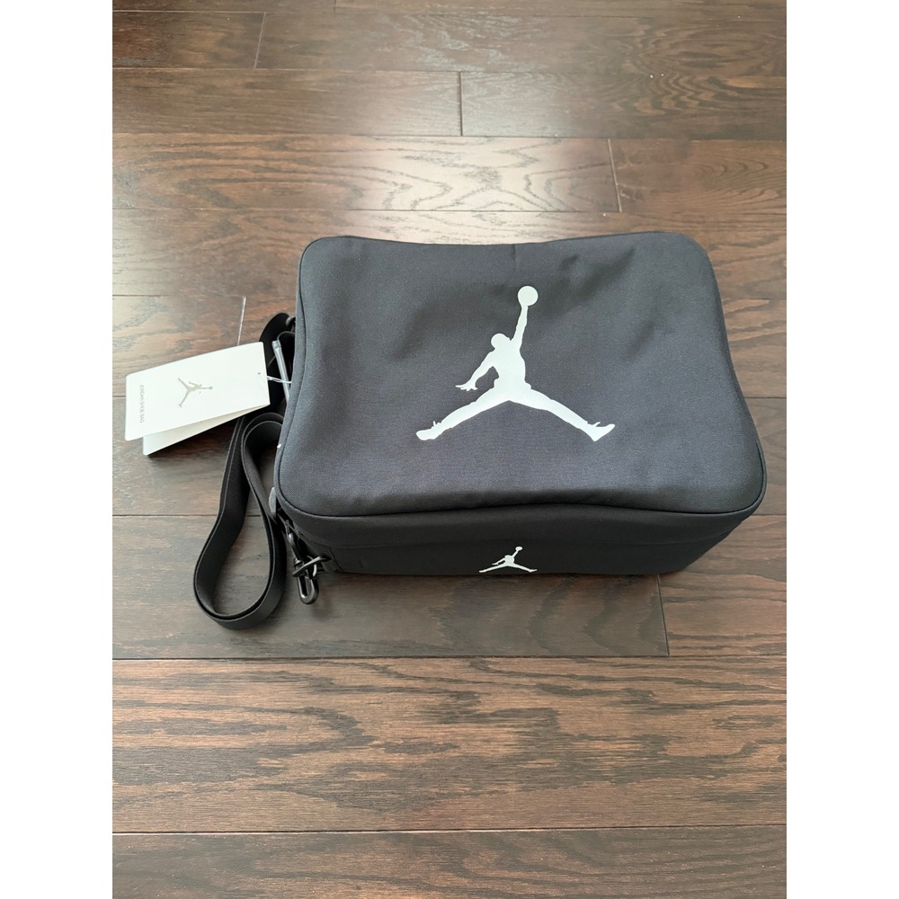 Jordan Shoe Box Bag Black White Jumpman Sneaker Carrier Travel Case 9A0555-023